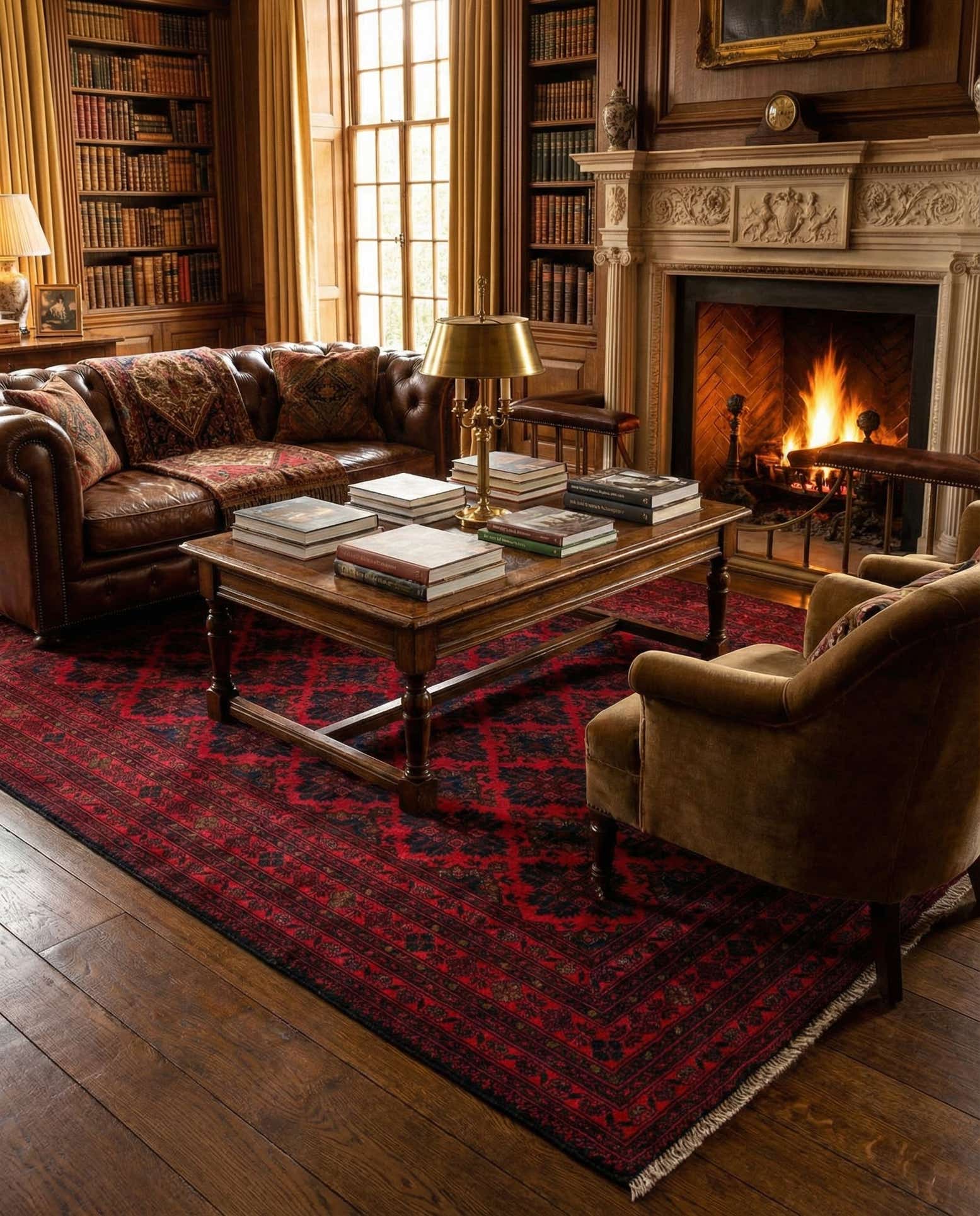 6' 6 x 9' 10 Hand Knotted Khal Mohammadi Wool Rug