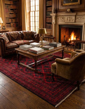 6' 6 x 9' 10 Hand Knotted Khal Mohammadi Wool Rug