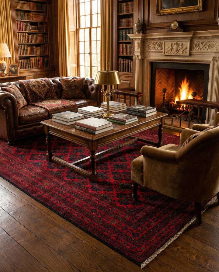 6' 6 x 9' 10 Hand Knotted Khal Mohammadi Wool Rug