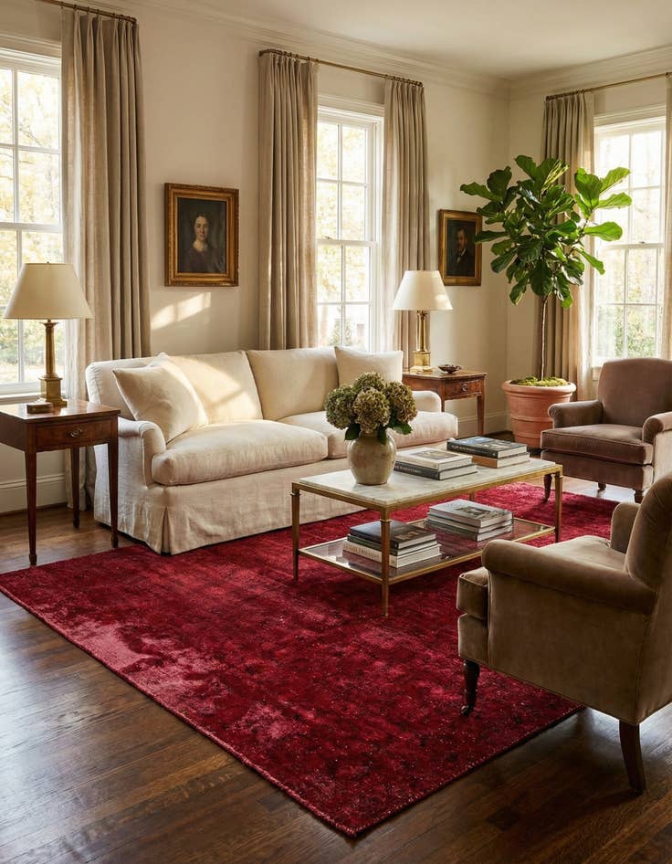 Detail image of  7' 2 x 10' 6  Hand Knotted Ultra Vintage Persian Wool Rug