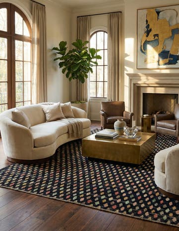 10' 2 x 14' 10 Hand Knotted Darya Wool Rug