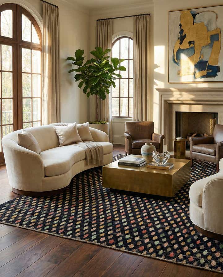 10' 2 x 14' 10 Hand Knotted Darya Wool Rug