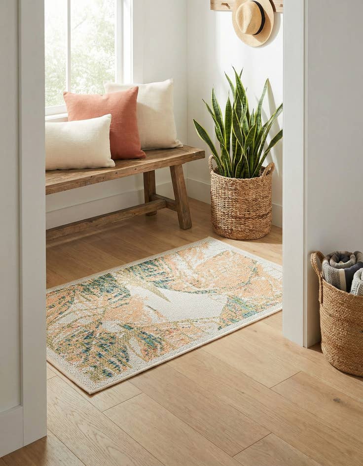 Detail image of 2' x 3' Easy-Clean Baja Indoor / Outdoor Rug