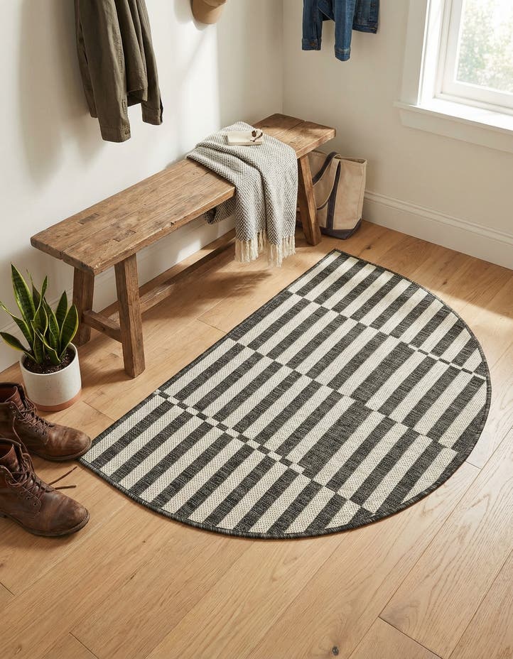 2' 2 x 3' 7 Easy-Clean Ribbon Indoor / Outdoor...