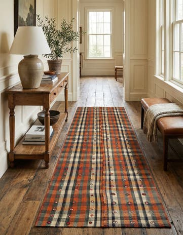 4' 6 x 8' 1 Jajim Wool Runner Rug