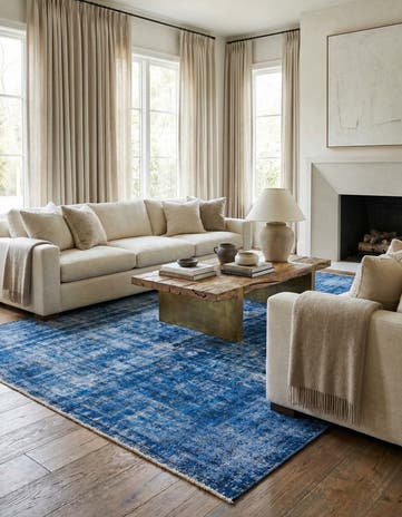 8' 6 x 11' 6 Hand Knotted Ultra Vintage Persian Wool Rug