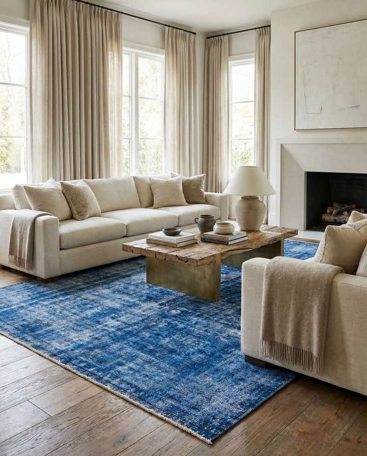 8' 6 x 11' 6 Hand Knotted Ultra Vintage Persian Wool Rug