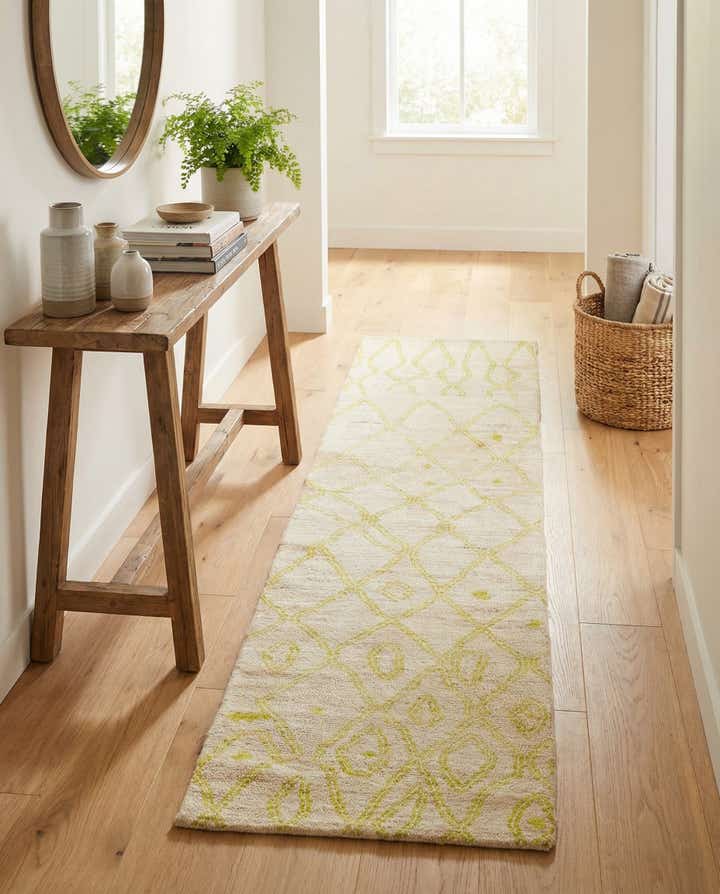 2' 4 x 9' 10 Hand Knotted Darya Wool Runner Rug