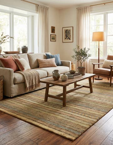 4' 6 x 6' 4 Juma Wool Rug