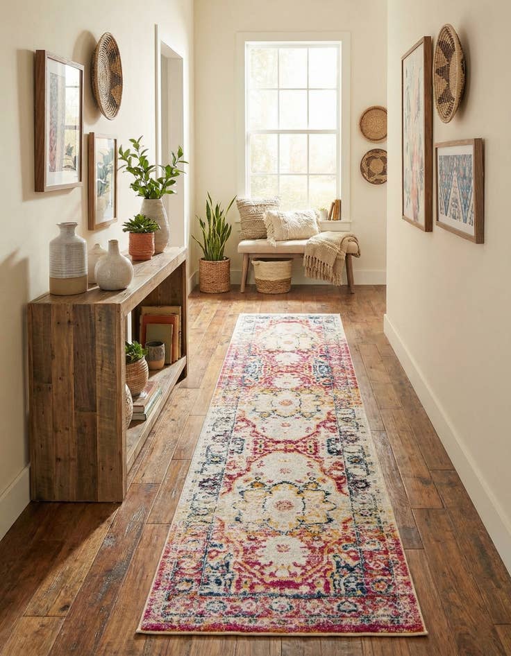 Detail image of 3' x 13' Madeline Vintage Runner Rug