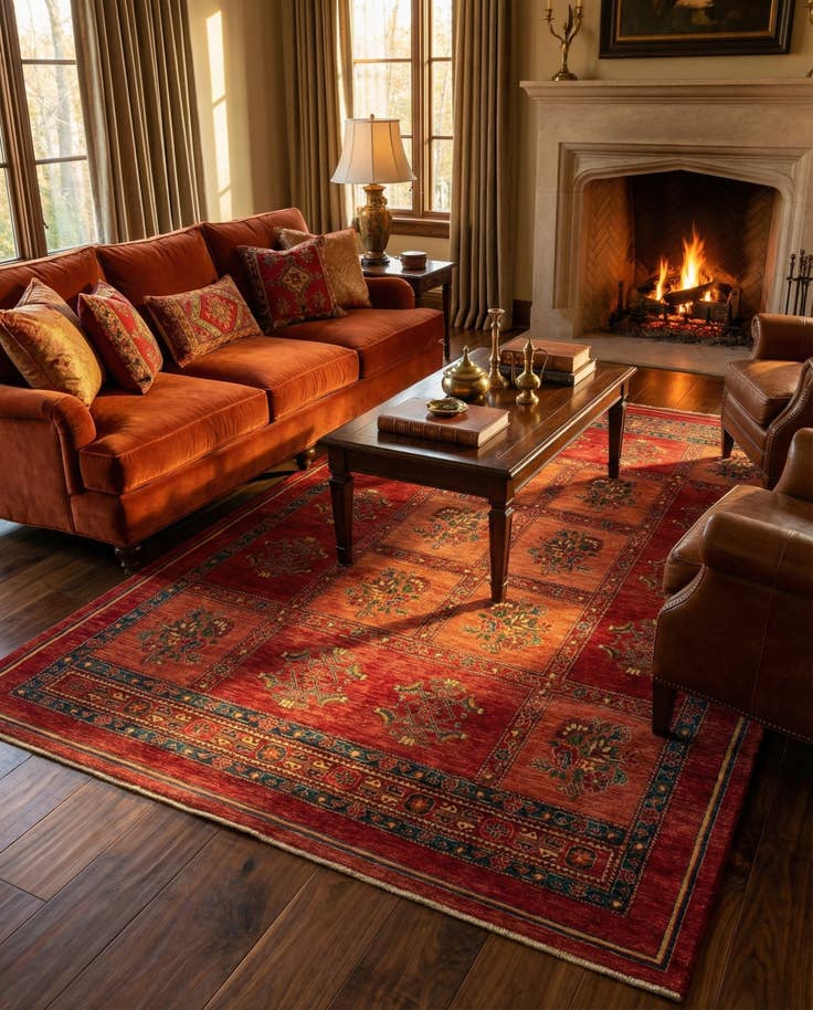 Detail image of 5' 8 x 8' 9 Kashkuli Rug