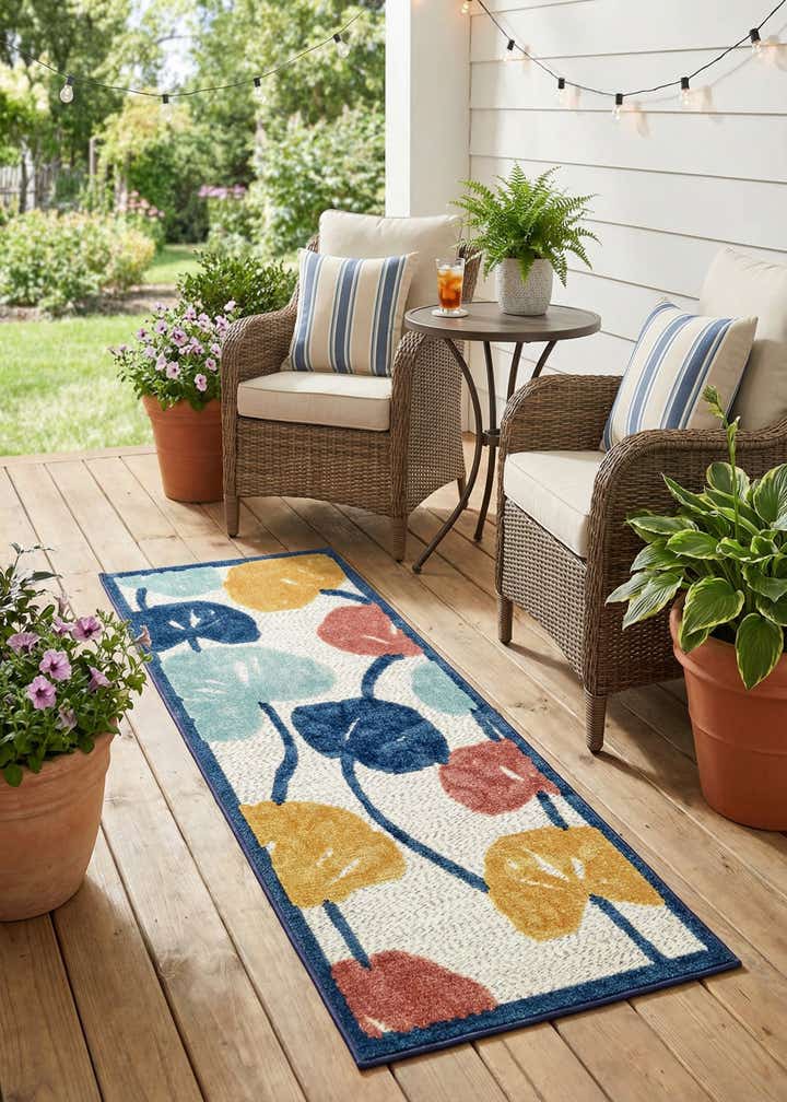 2' x 6' Easy-Clean Belize Indoor / Outdoor Runner Rug