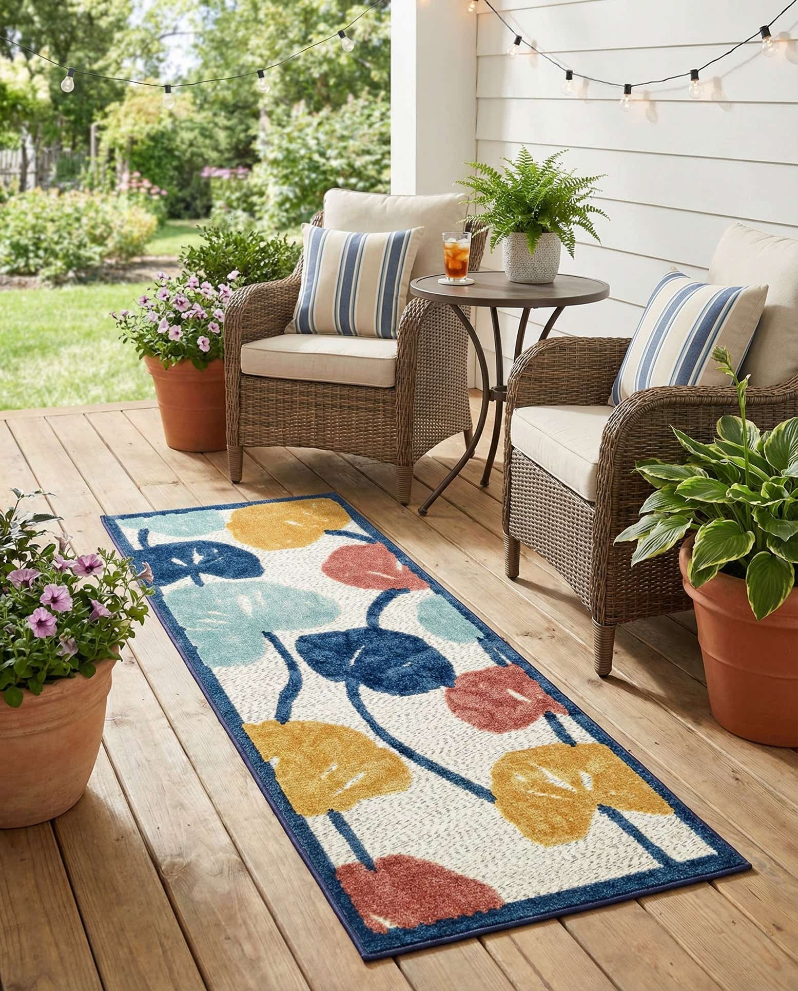 2' x 6' Easy-Clean Belize Indoor / Outdoor Runner Rug