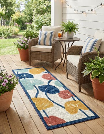 2' x 6' Easy-Clean Belize Indoor / Outdoor Runner Rug