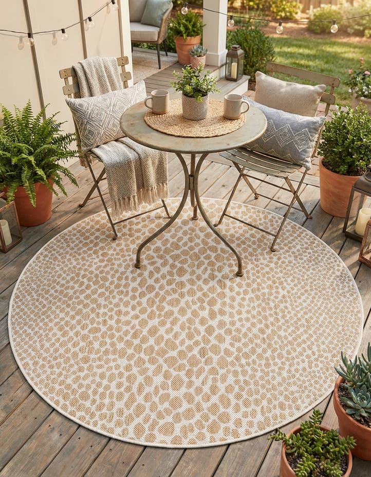4' x 4' Easy-Clean Jill Zarin Cape Town In...