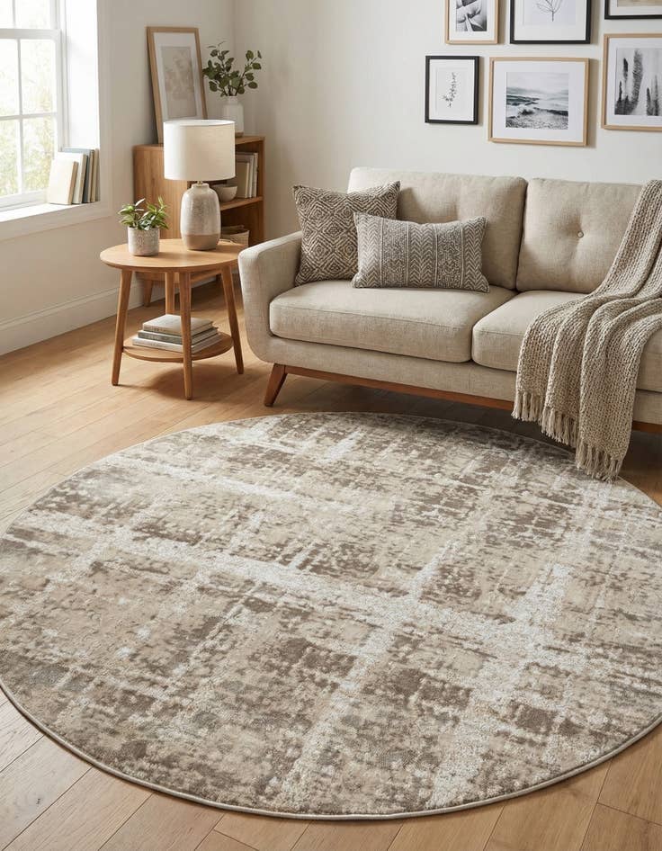 Detail image of 5' 3 x 5' 3 Uptown Lexington Avenue Round Rug