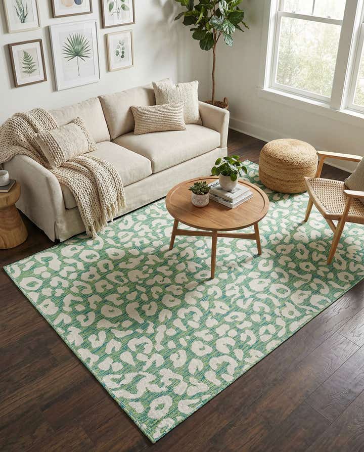 5' 3 x 8' Easy-Clean Safari Indoor / Outdoor Rug