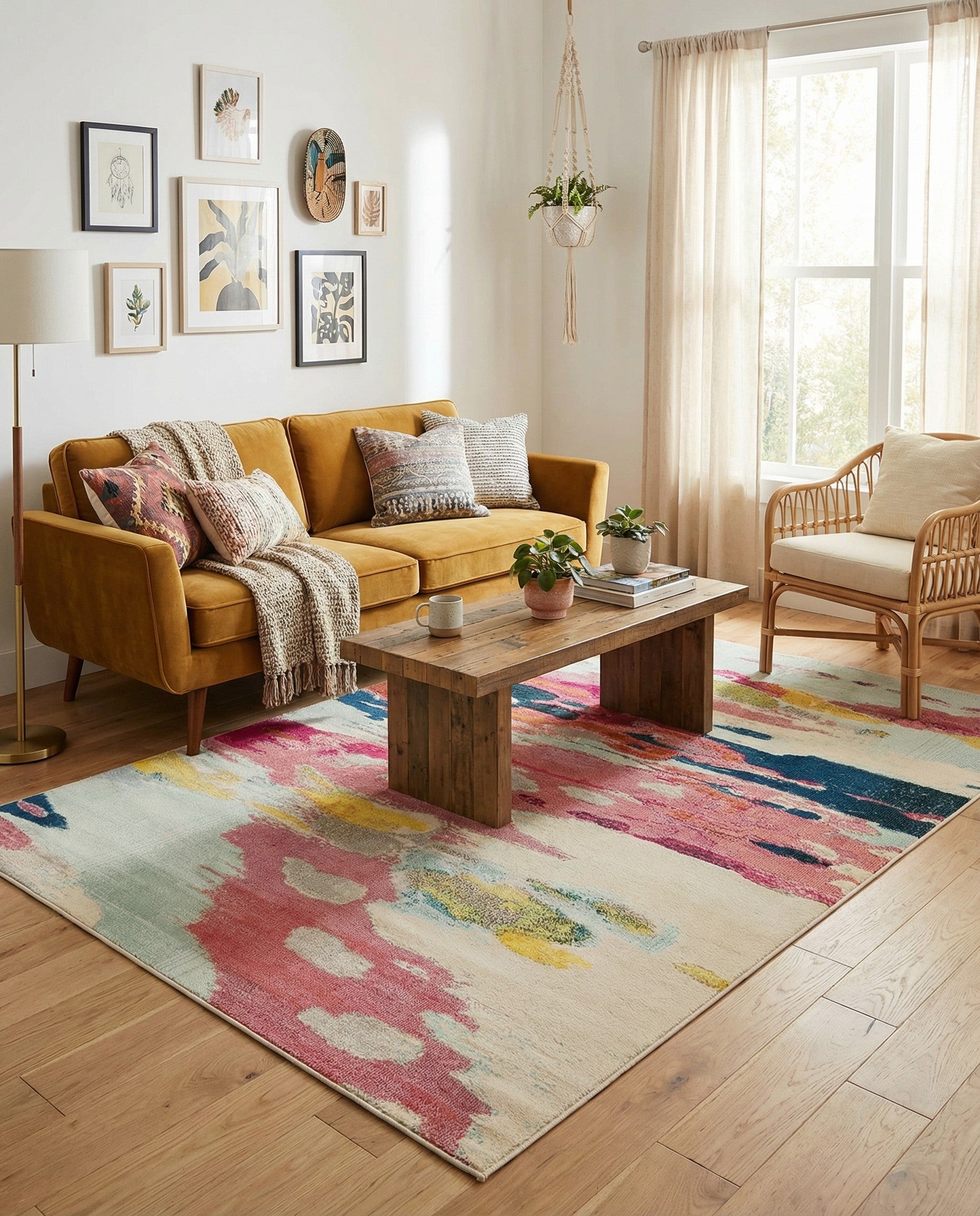 6' x 9' Washable Hyacinth Rug