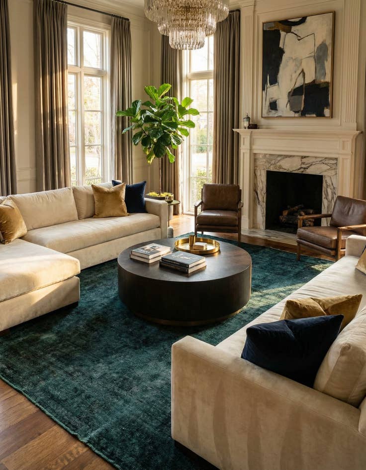 Detail image of  9' 6 x 13'  Hand Knotted Ultra Vintage Persian Wool Rug