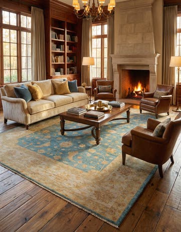 8' 5 x 11' 4 Kaizar Wool Rug