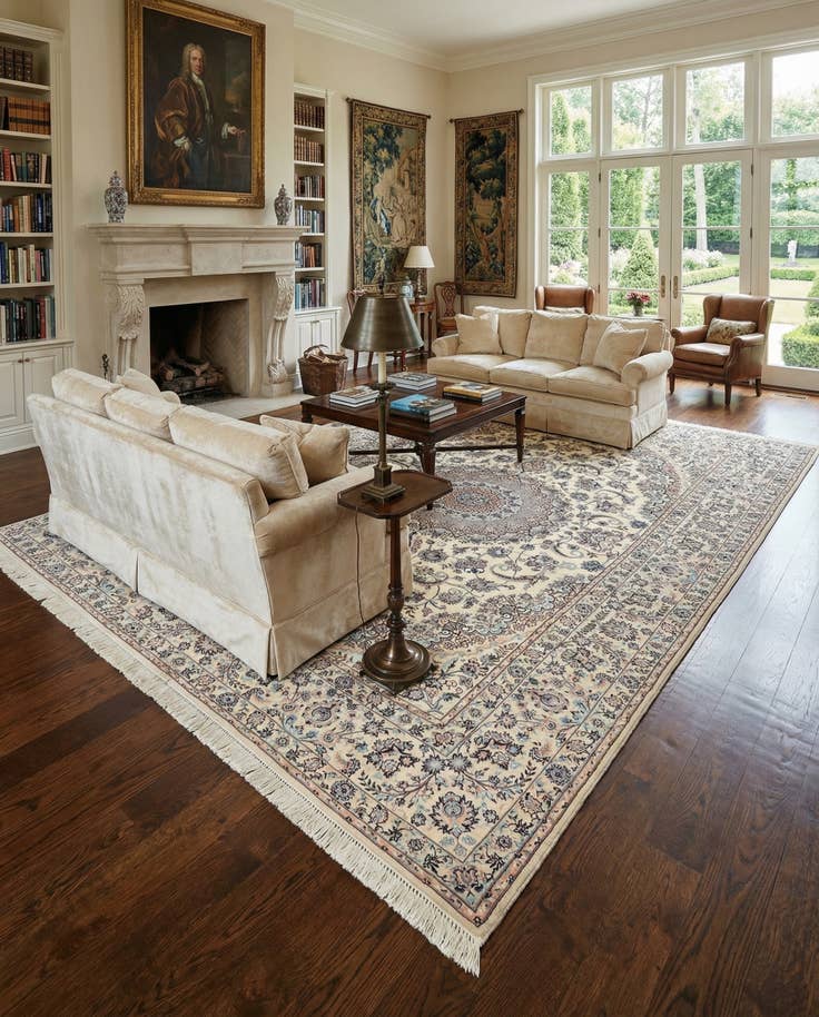 Detail image of 6' 9 x 10' 4 Nain Rug