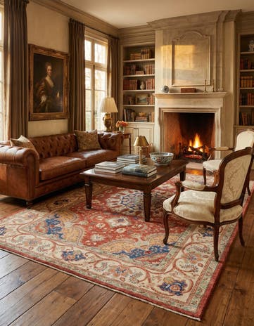 6' 9 x 10' 2 Hand Knotted Ariana Ziegler Rug
