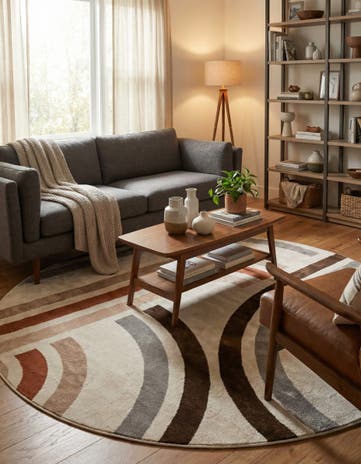 7' 10 x 7' 10 Charlotte Round Rug