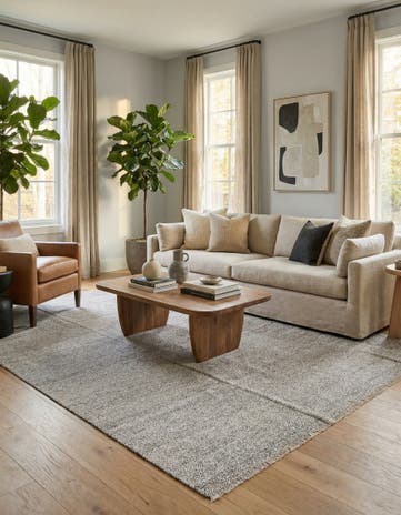 8' 2 x 9' 6 Hand Woven Kilim Modern Wool Rug