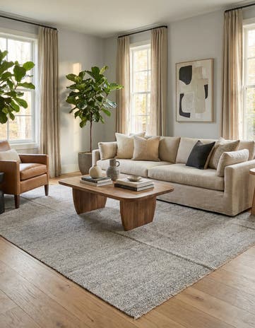 8' 2 x 9' 6 Hand Woven Kilim Modern Wool Rug
