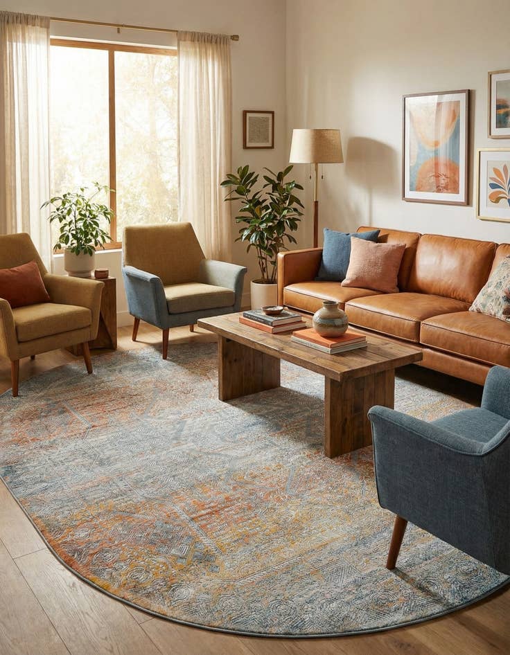 Detail image of 7' 10 x 10' 2 Newport Oval Rug