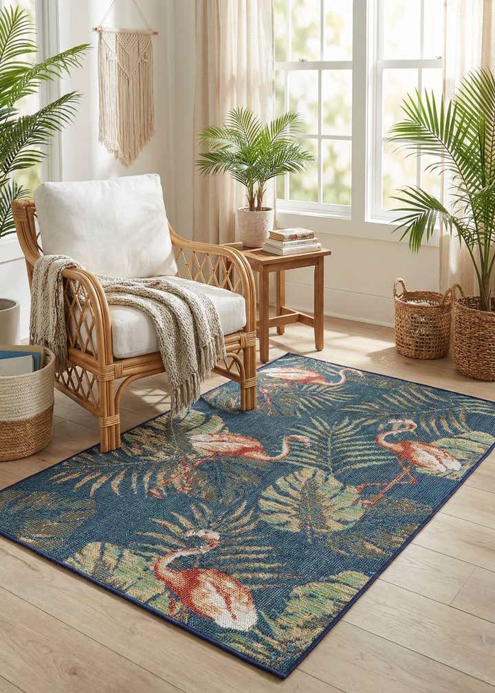 4' x 6' Easy-Clean Baja Indoor / Outdoor Rug