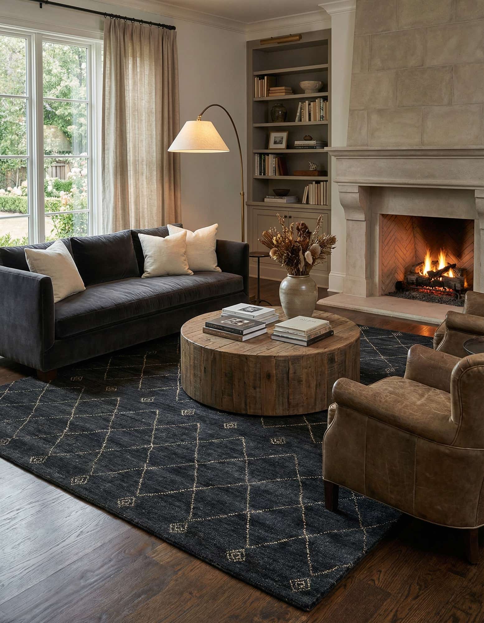 8' 2 x 10' 1 Hand Knotted Darya Wool Rug
