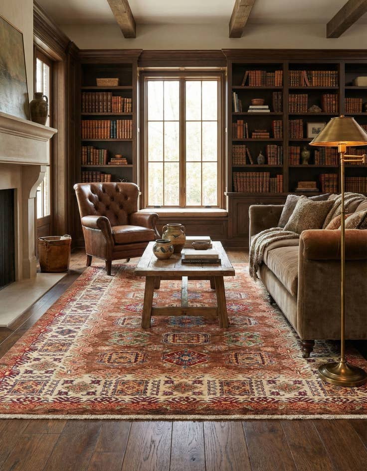 Detail image of 5' 6 x 7' 10  Hand Knotted Kazak Oriental Rug