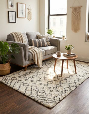 4' x 6' Moroccan Shag Rug