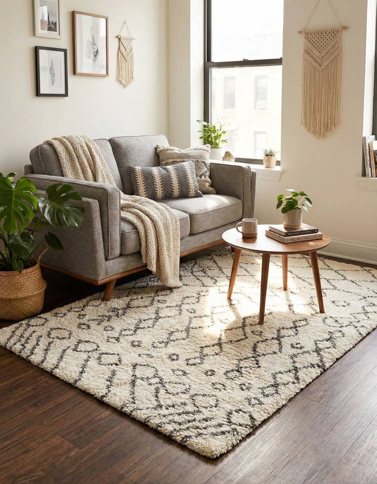 Detail image of 4' x 6' Marrakesh Shag Rug