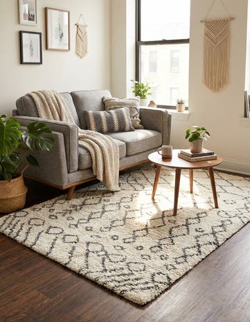 4' x 6' Moroccan Shag Rug