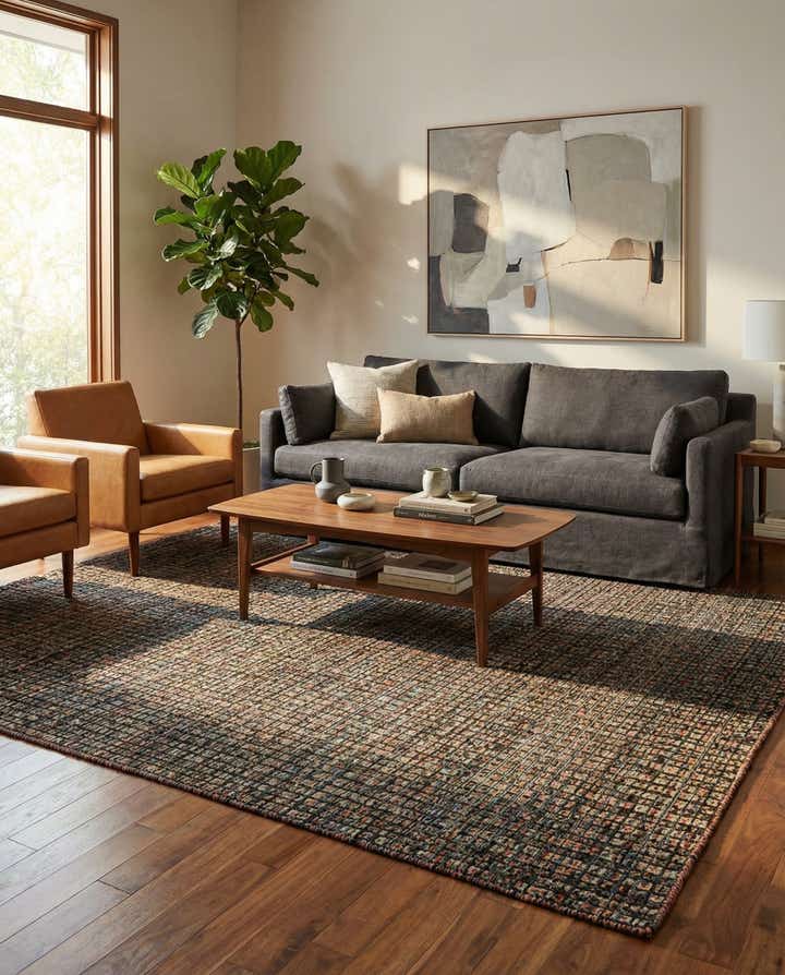 5' x 6' 9 Hand Knotted Darya Wool Rug