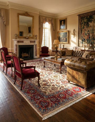 7' 11 x 10' 7 Tabriz Wool Rug