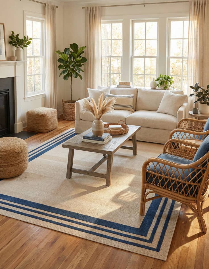 Detail image of 7' x 10'  Washable Aruba Indoor / Outdoor Rug