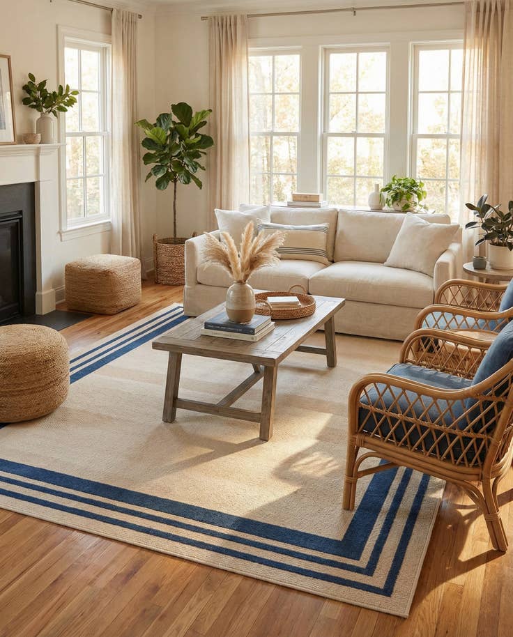 Detail image of 7' x 10' Easy-Clean Aruba Indoor / Outdoor Rug