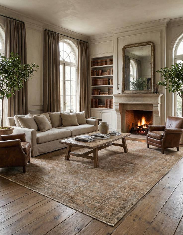 Detail image of  10' x 12' 7  Hand Knotted Ultra Vintage Persian Wool Rug