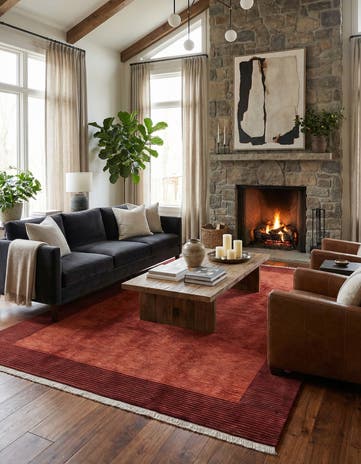 6' 6 x 9' 10 Hand Knotted Darya Wool Rug