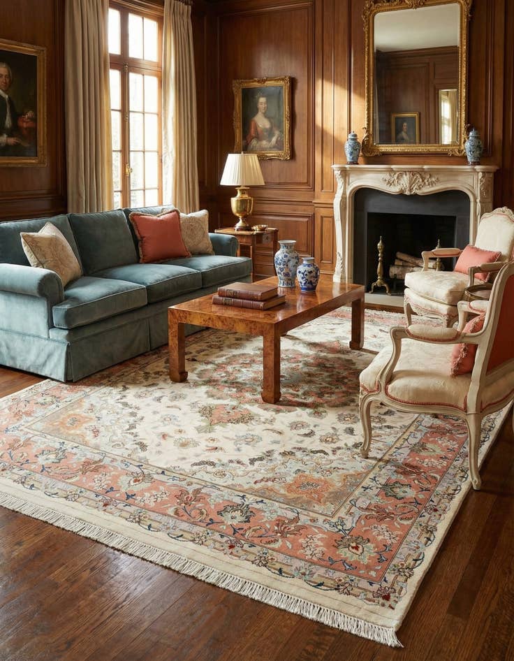 Detail image of 5' 1 x 6' 9 Tabriz Rug