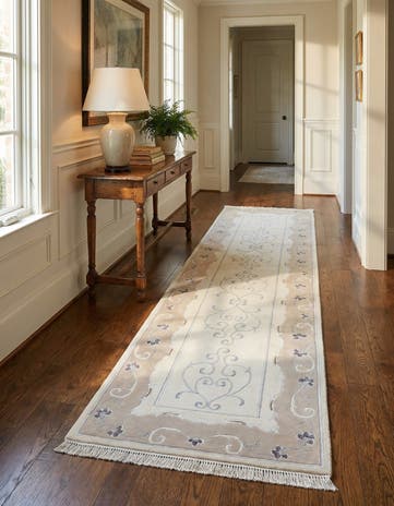 2' 8 x 10' Hand Knotted Darya Wool Runner Rug