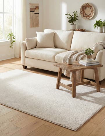 3' 3 x 5' 3 Solid Frieze Rug