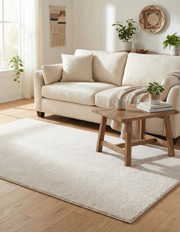 3' 3 x 5' 3 Solid Frieze Rug