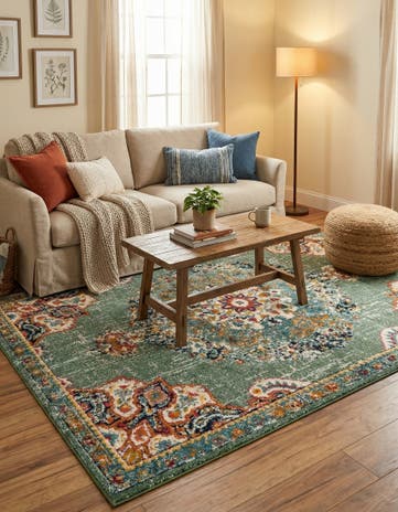 Green Madeline Rug