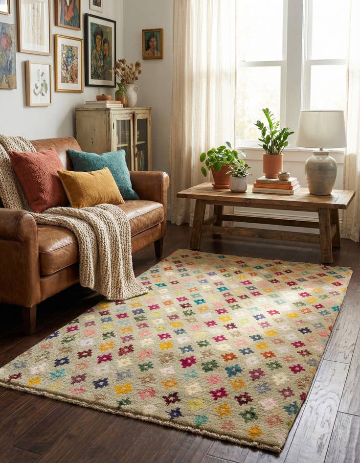 Detail image of  3' 1 x 5' 3  Hand Knotted Balouch Rug