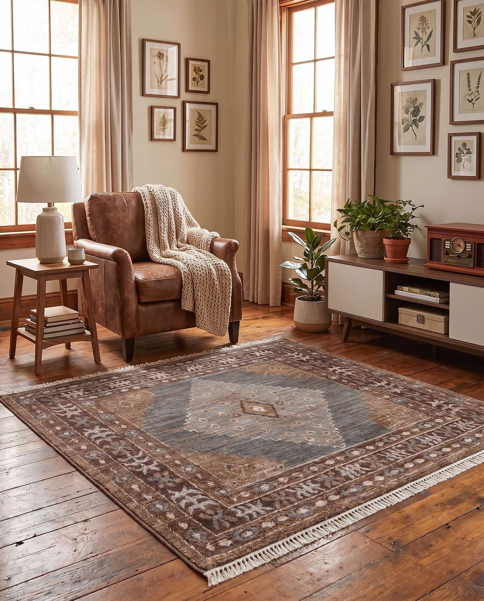 5' x 5' Grand Tradition Square Rug