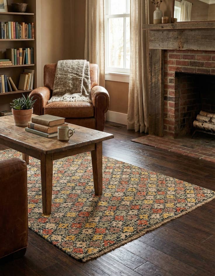 Detail image of 3' 2 x 5' 1 Hand Knotted Balouch Wool Rug